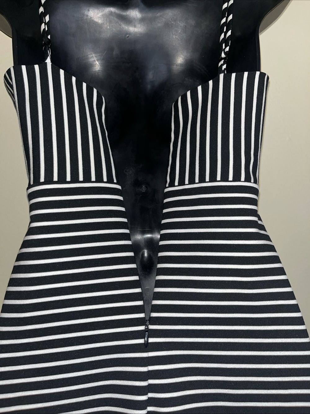Lulu's Black & White Striped Mini Dress - Picture 6 of 9